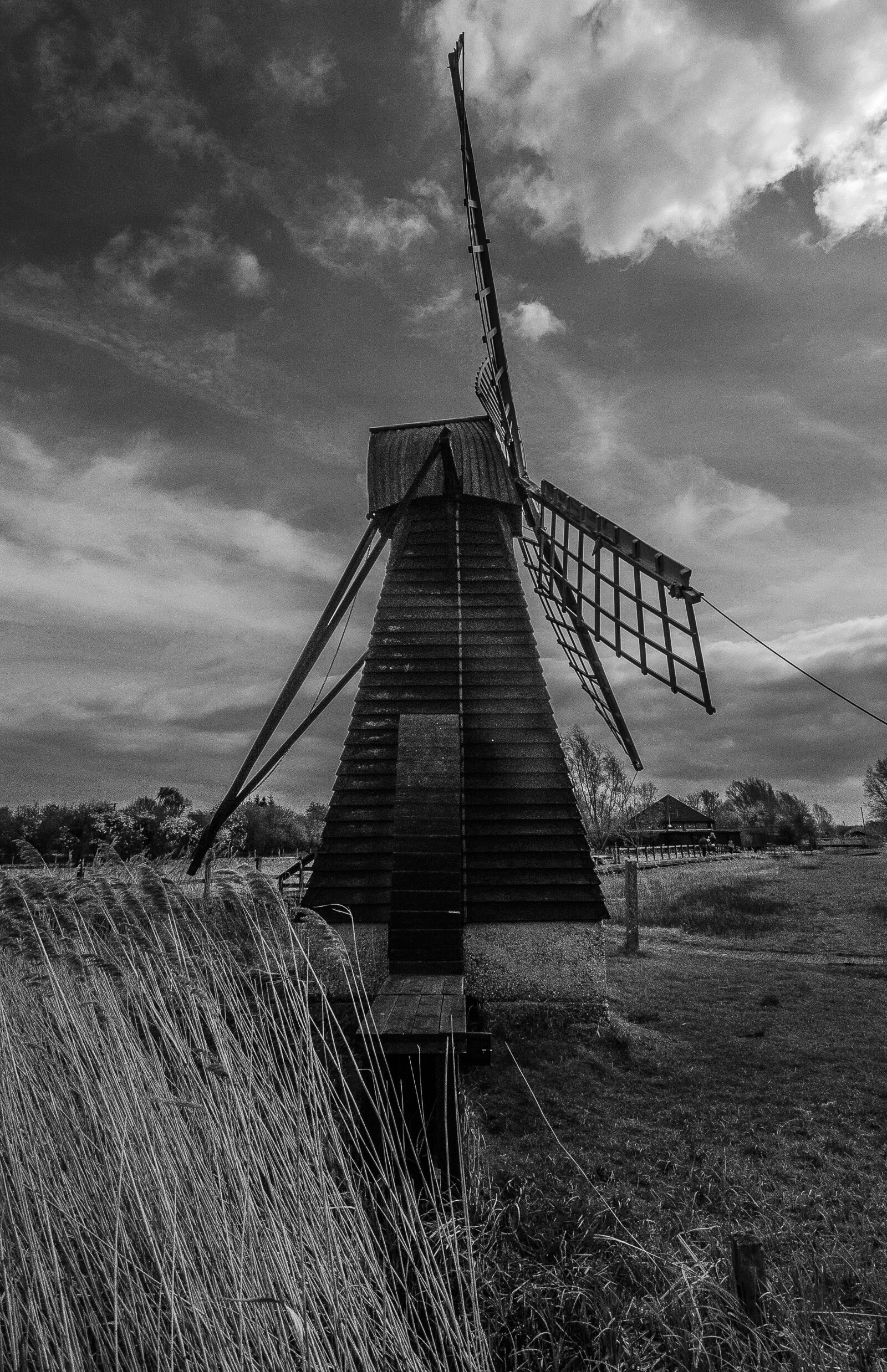 Nikon D7000 sample photo. Windmill, sky, landscape photography