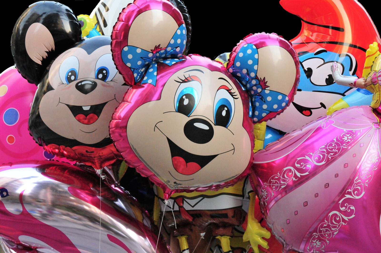 Nikon D300 sample photo. Balloons, disney, disneyland photography