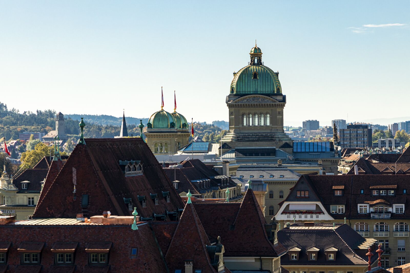 Canon EOS R sample photo. Bern, federal house dome photography