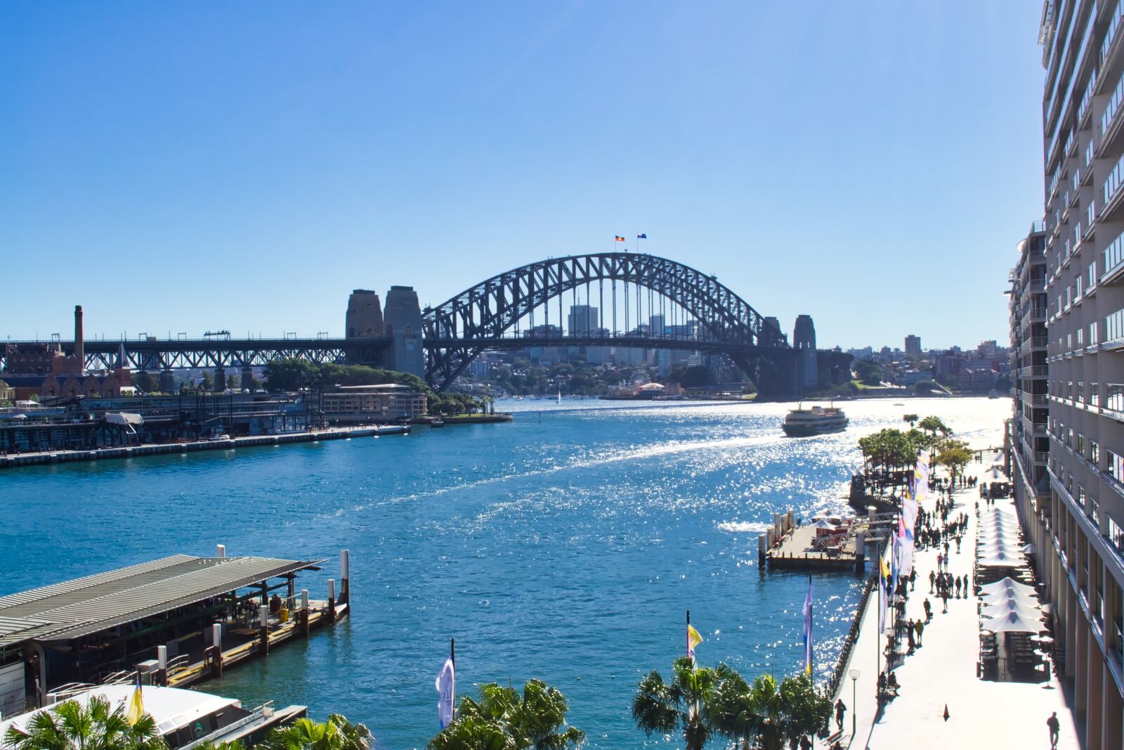 Nikon D3100 sample photo. Bridge, sydney harbour, ferries photography