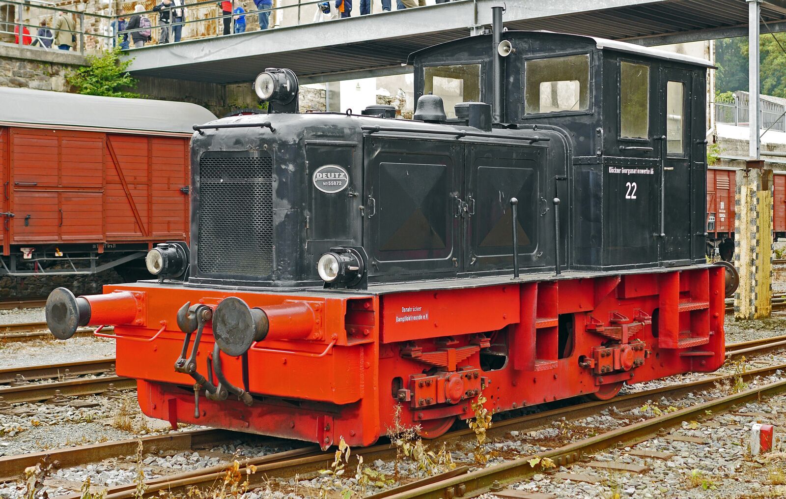 Panasonic Lumix DMC-GH3 sample photo. Diesel locomotive, werkslok, small photography