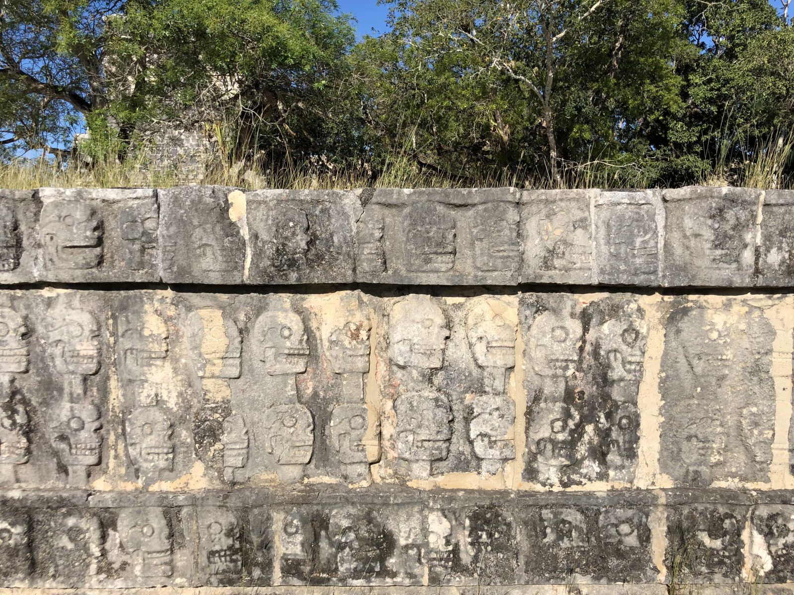 iPhone X back dual camera 4mm f/1.8 sample photo. Archeology, artifact, head, sculpture photography