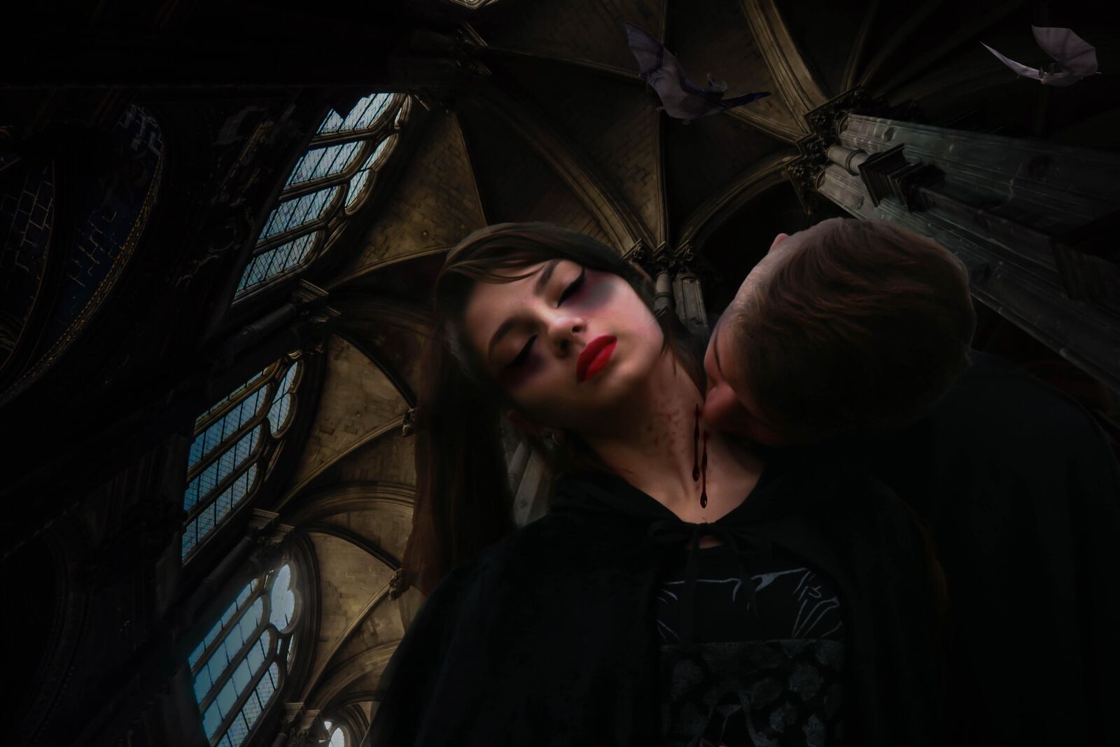 Sony a7 II + Sony Vario Tessar T* FE 24-70mm F4 ZA OSS sample photo. Fantasy, spooky, vampire photography