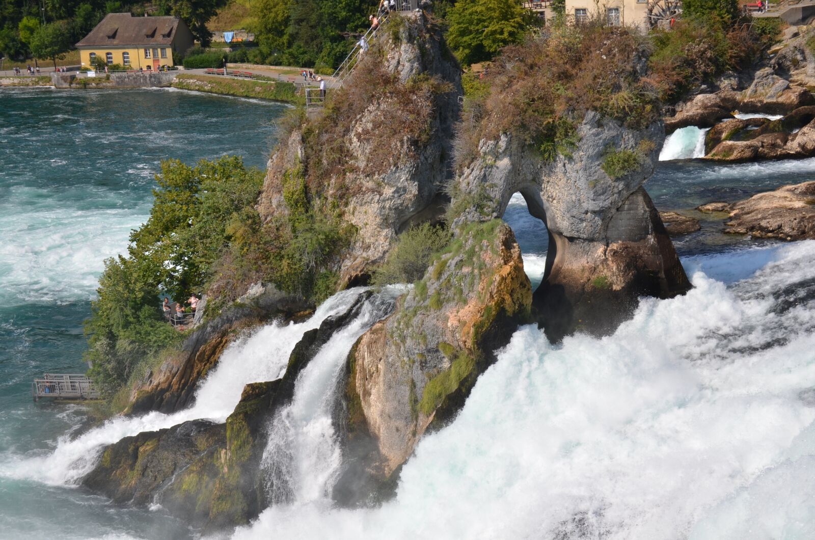 Nikon D7000 sample photo. Rhine, falls, nature photography