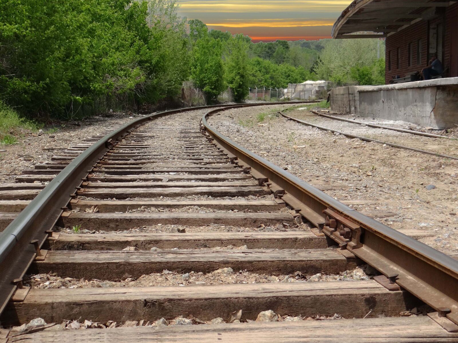 Sony DSC-HX200V sample photo. Railroad, railroad, tracks, train photography