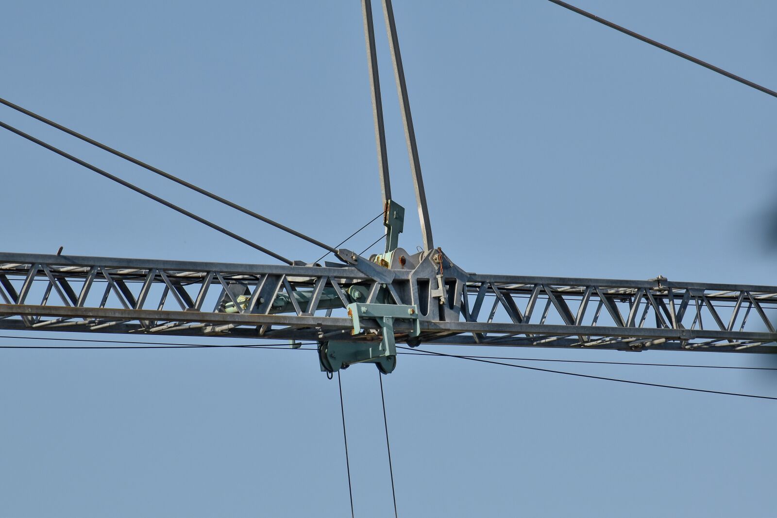 Nikon D5500 sample photo. Wire, crane, industry, device photography