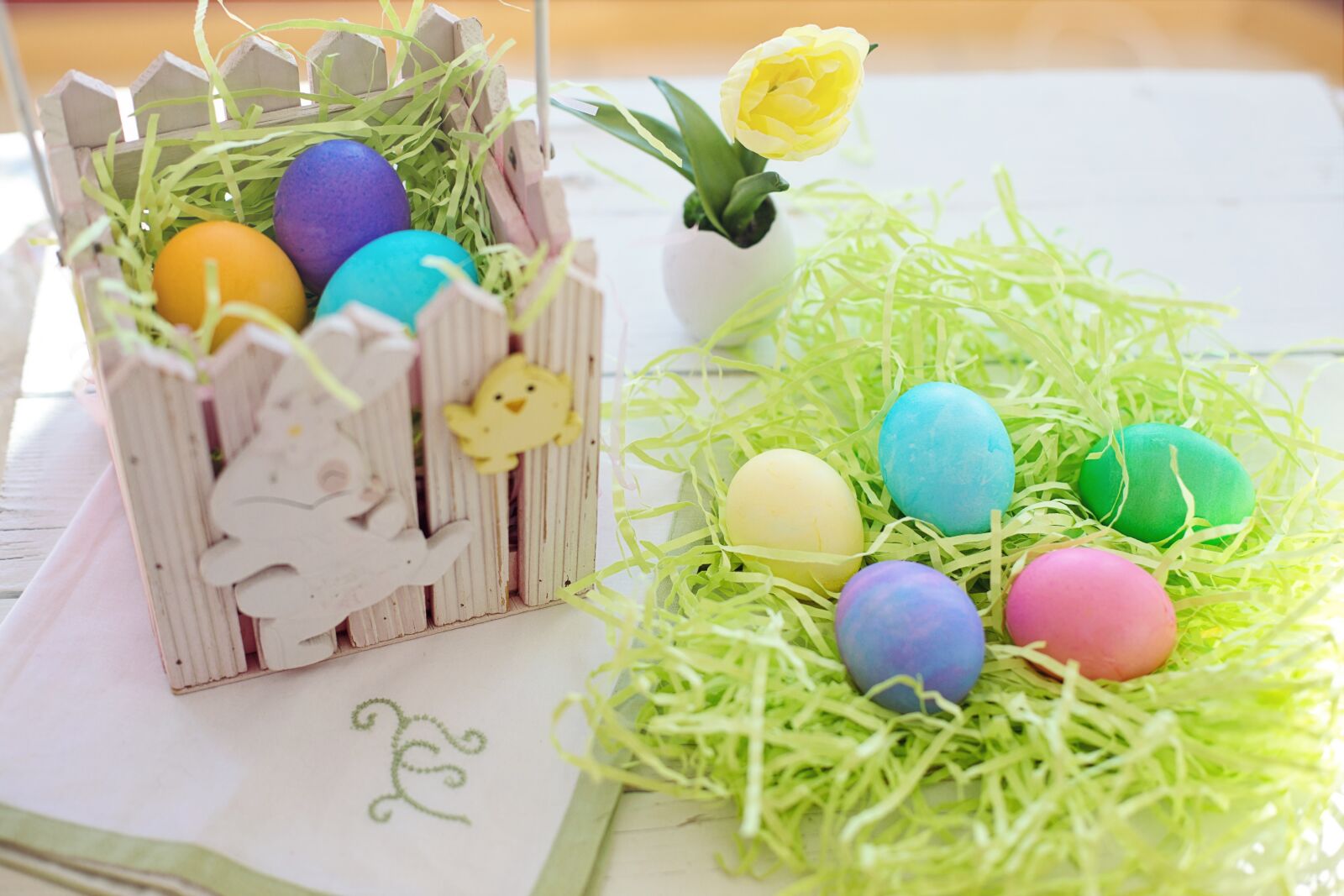 Canon EF 50mm F1.4 USM sample photo. Easter eggs, colorful, pastels photography