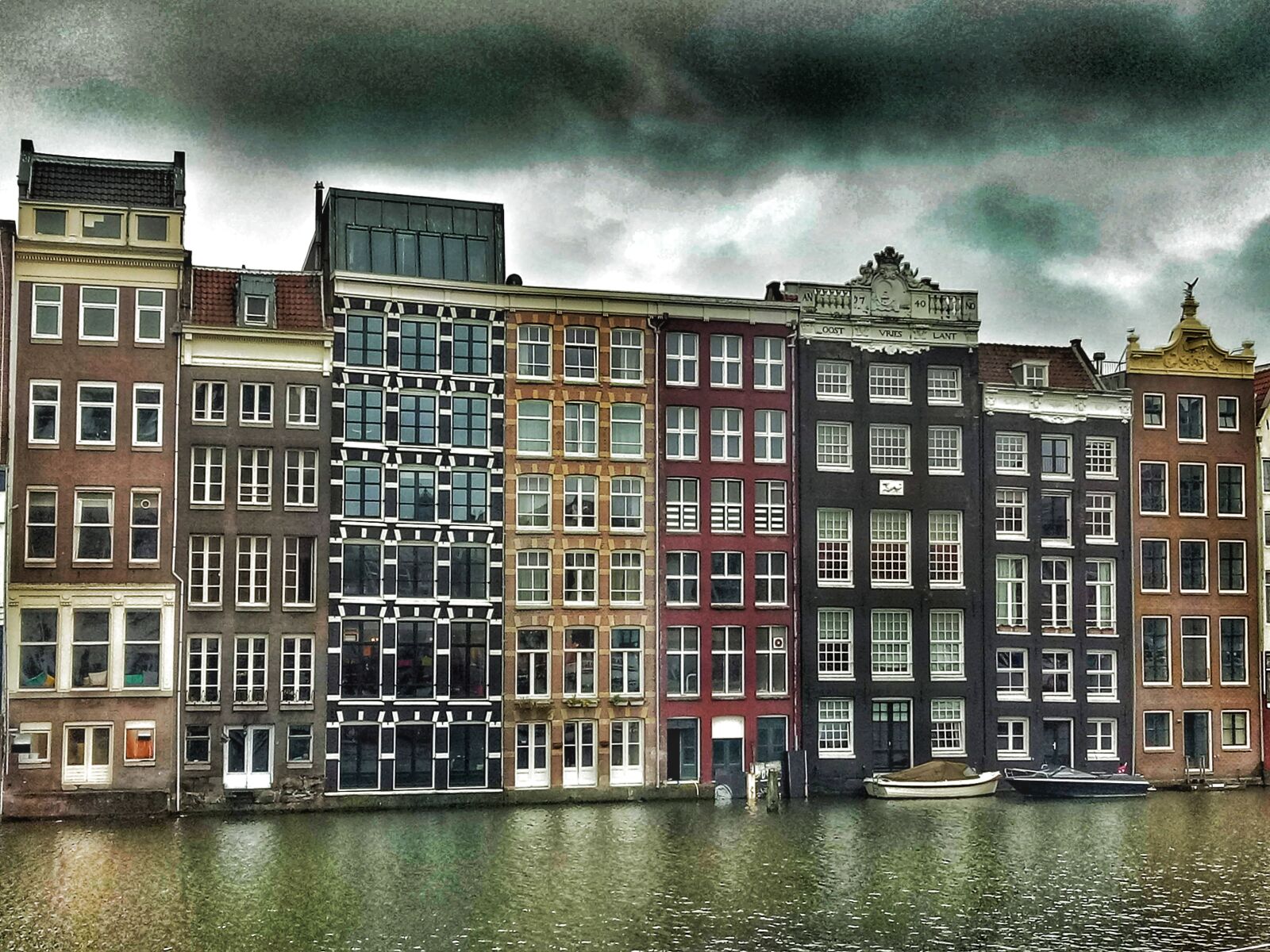 OPPO CPH1609 sample photo. Amsterdam, dramatic sky, color photography