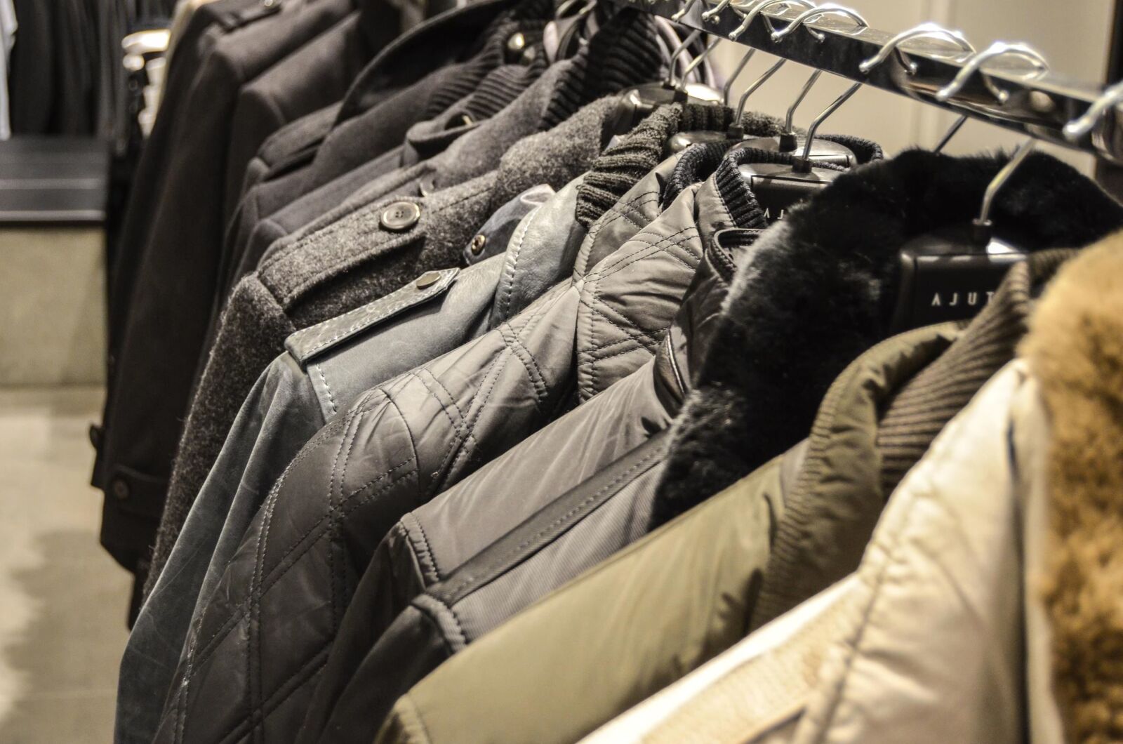 Nikon D5100 sample photo. Jacket, dressing room, shop photography