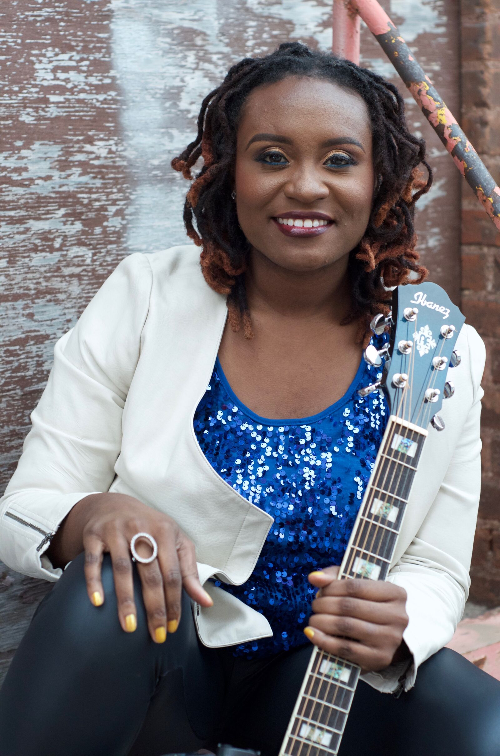 Nikon D7000 sample photo. Guitar, musician, woman photography