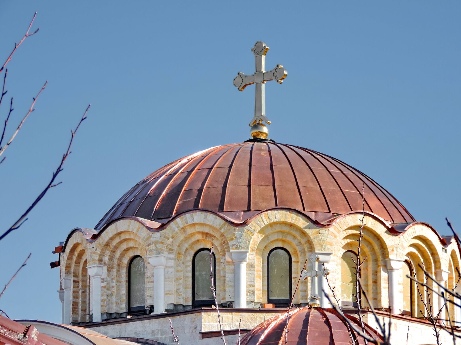 Nikon Coolpix P520 sample photo. Copper, religion, roof, church photography