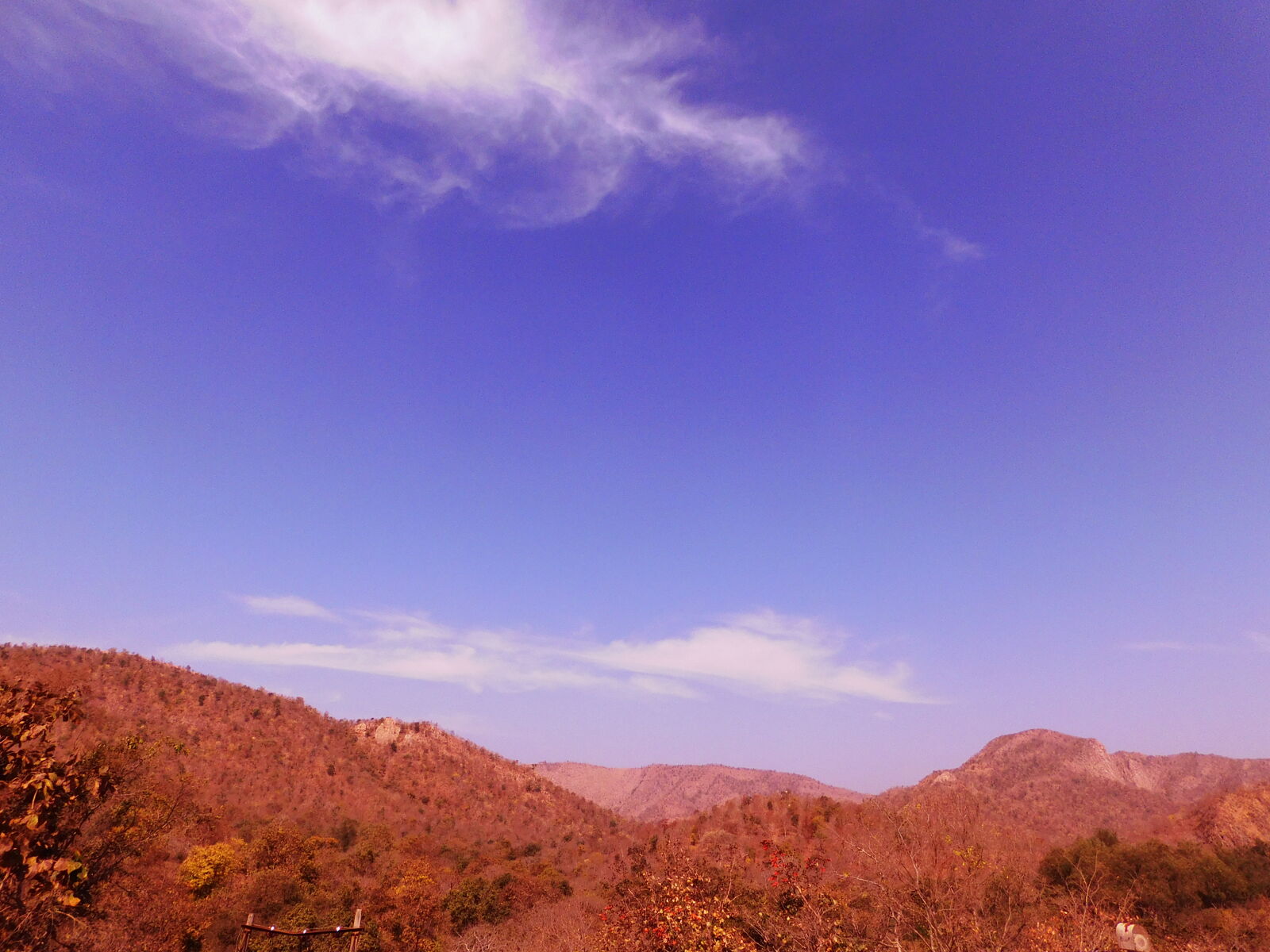 Nikon Coolpix L840 sample photo. Forest, hilly, horizon, mountains photography