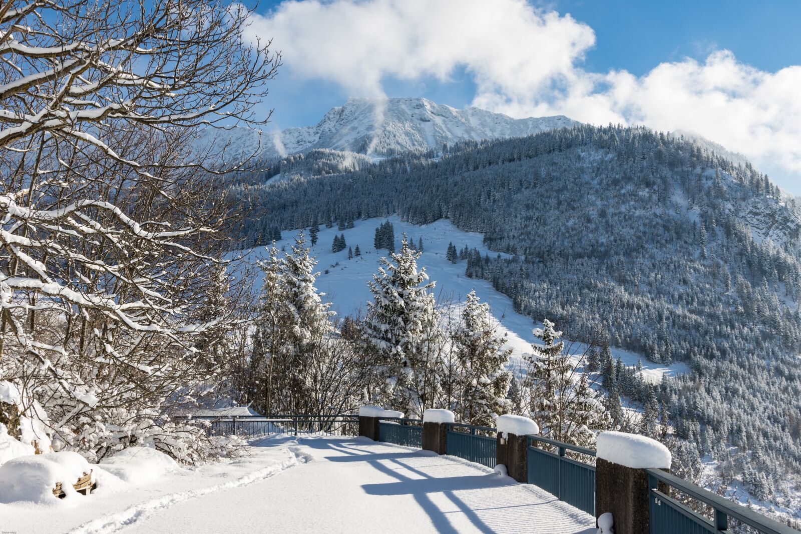 Canon EOS 7D Mark II sample photo. Winter, bad hindelang, pulpit photography