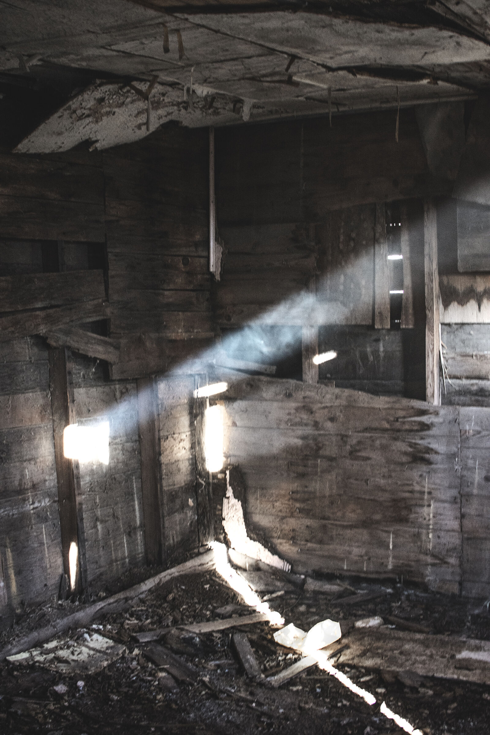 Nikon AF-S DX Nikkor 35mm F1.8G sample photo. Abandoned, creepy, house, old photography