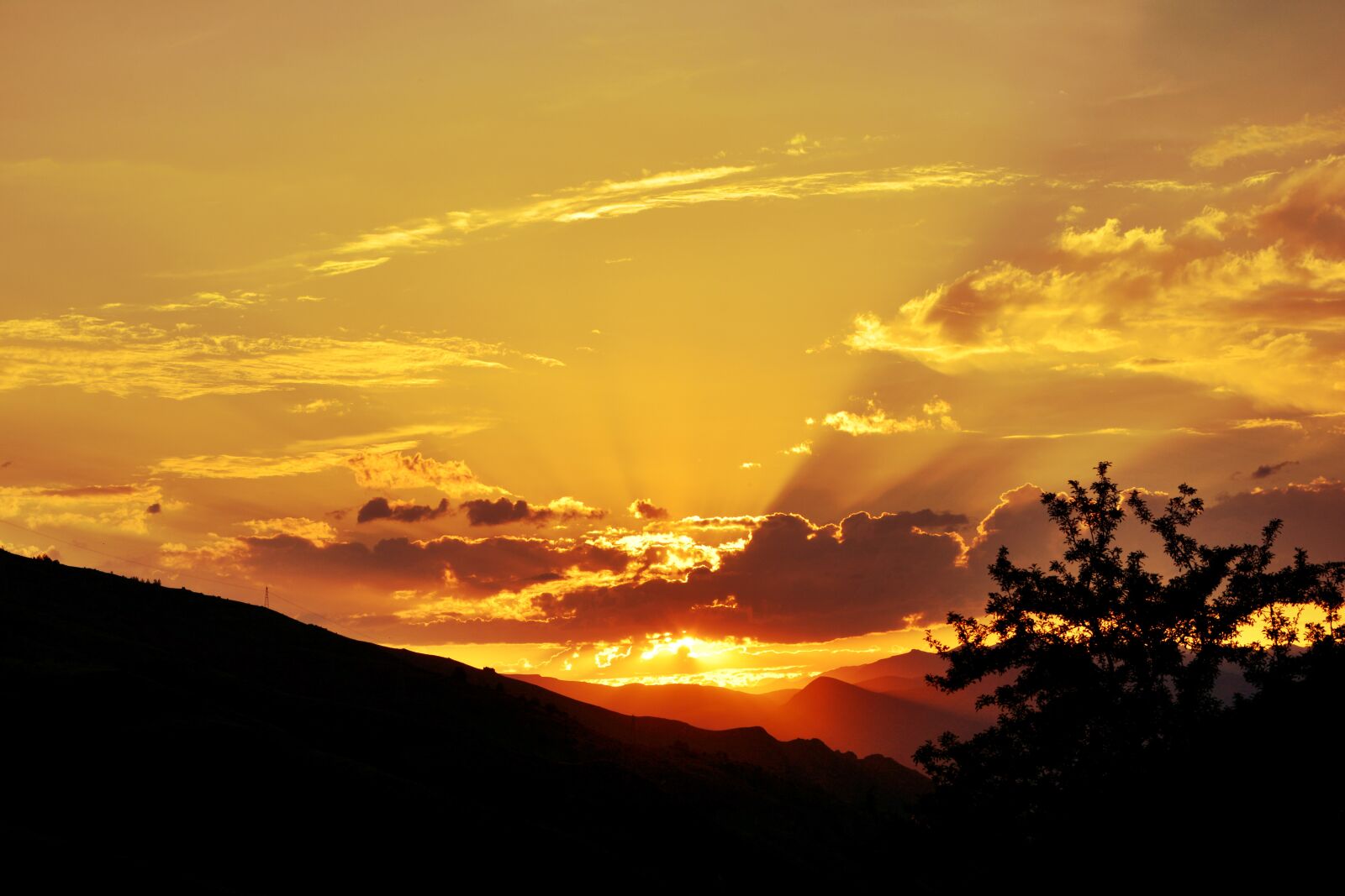 Nikon D7100 sample photo. Sunset, dawn, solar photography