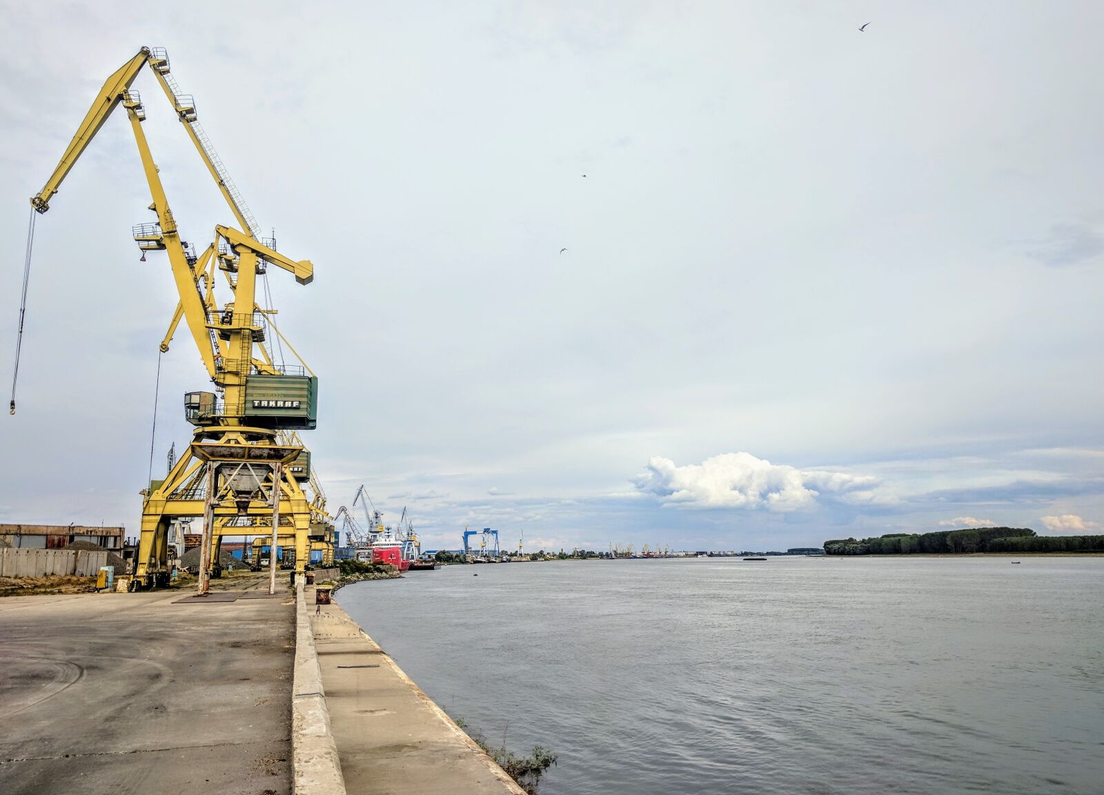 LG Nexus 5X sample photo. Crane, danube, galati photography