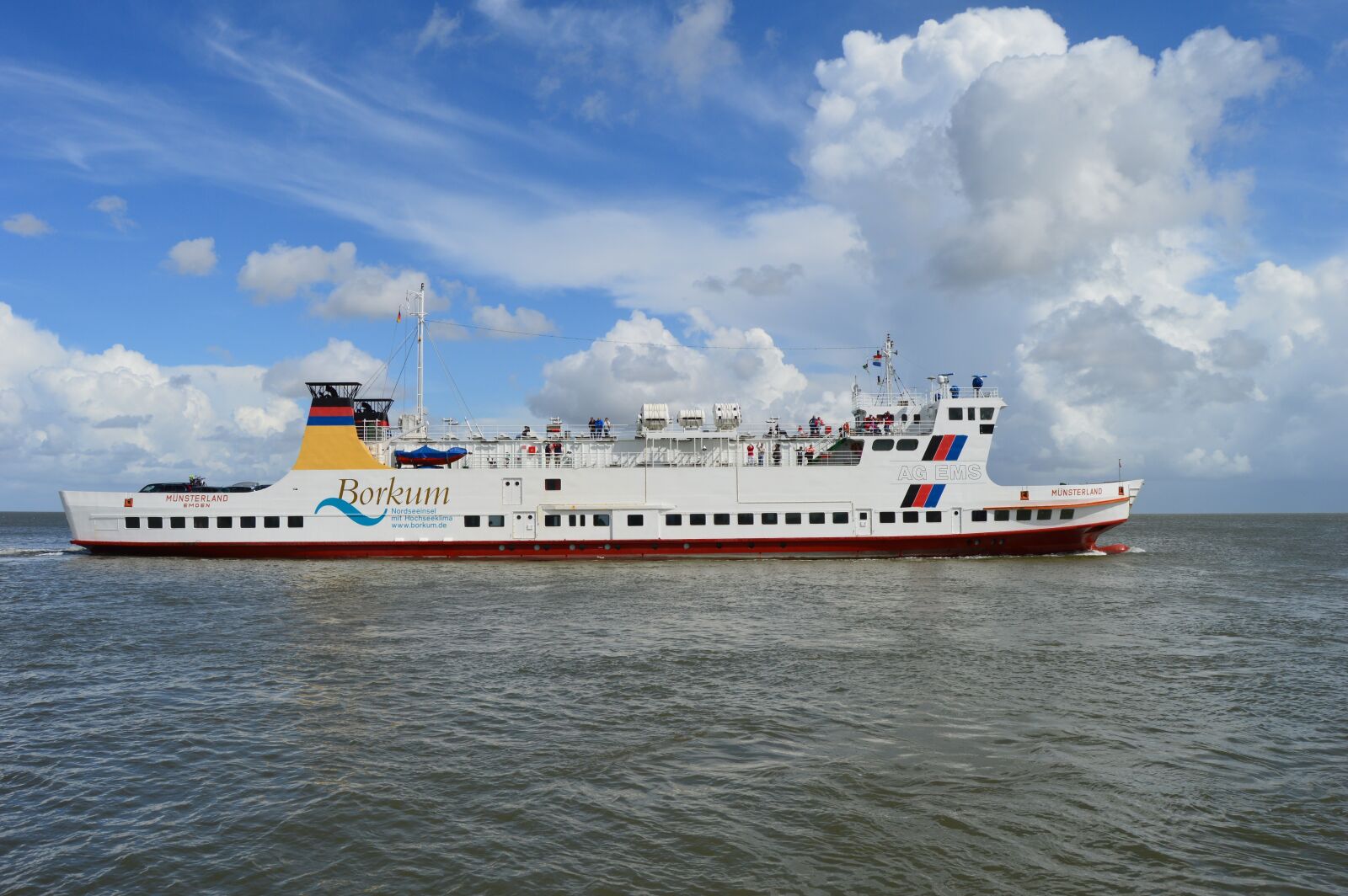 Nikon D3200 sample photo. North sea, borkum, ferry photography