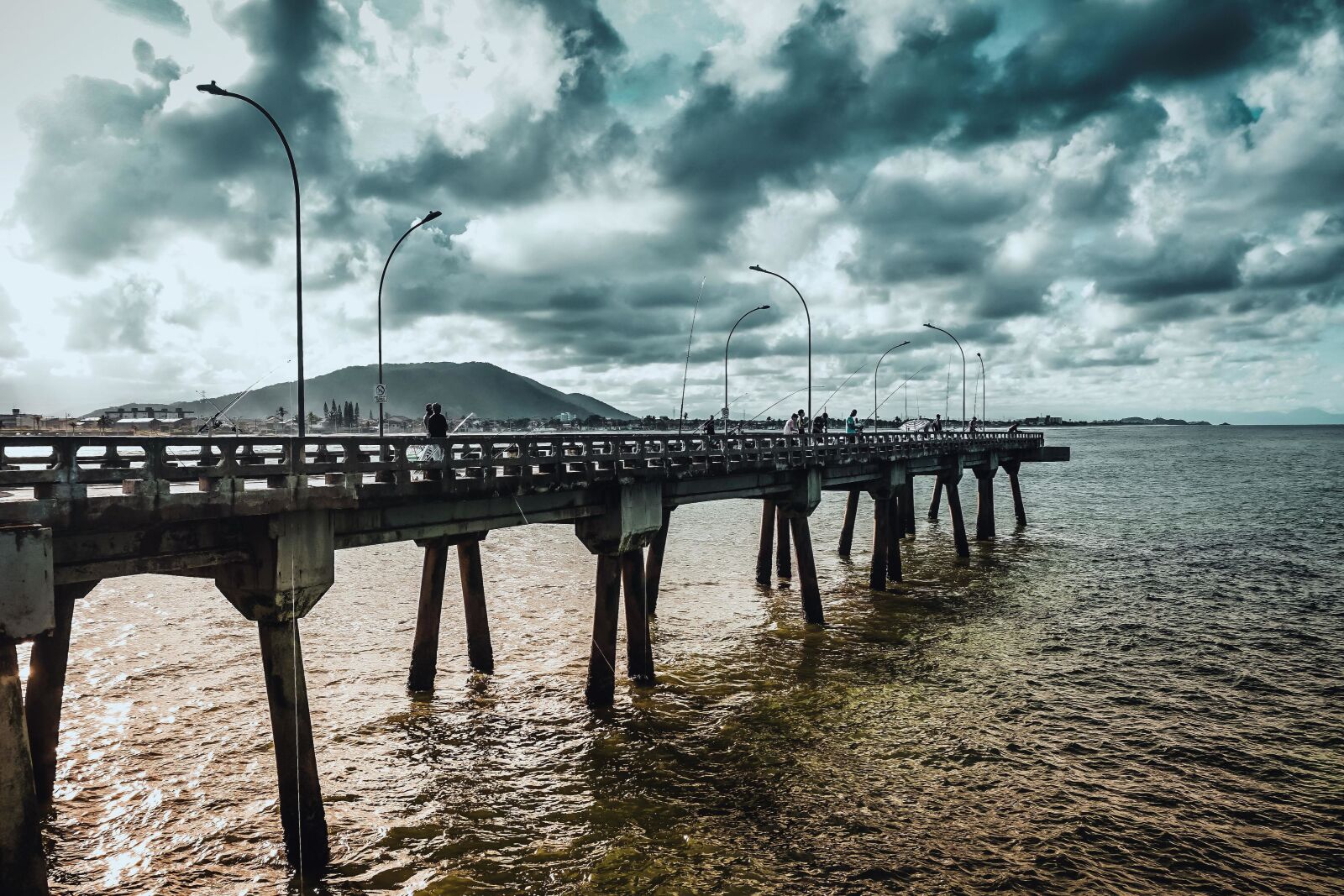 Sony a6300 sample photo. Ocean, water, beach, bridge photography