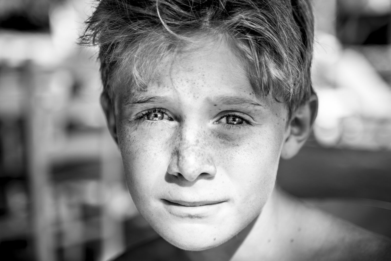Canon EOS 6D + Canon EF 24-105mm F4L IS USM sample photo. Child, freckles, young photography