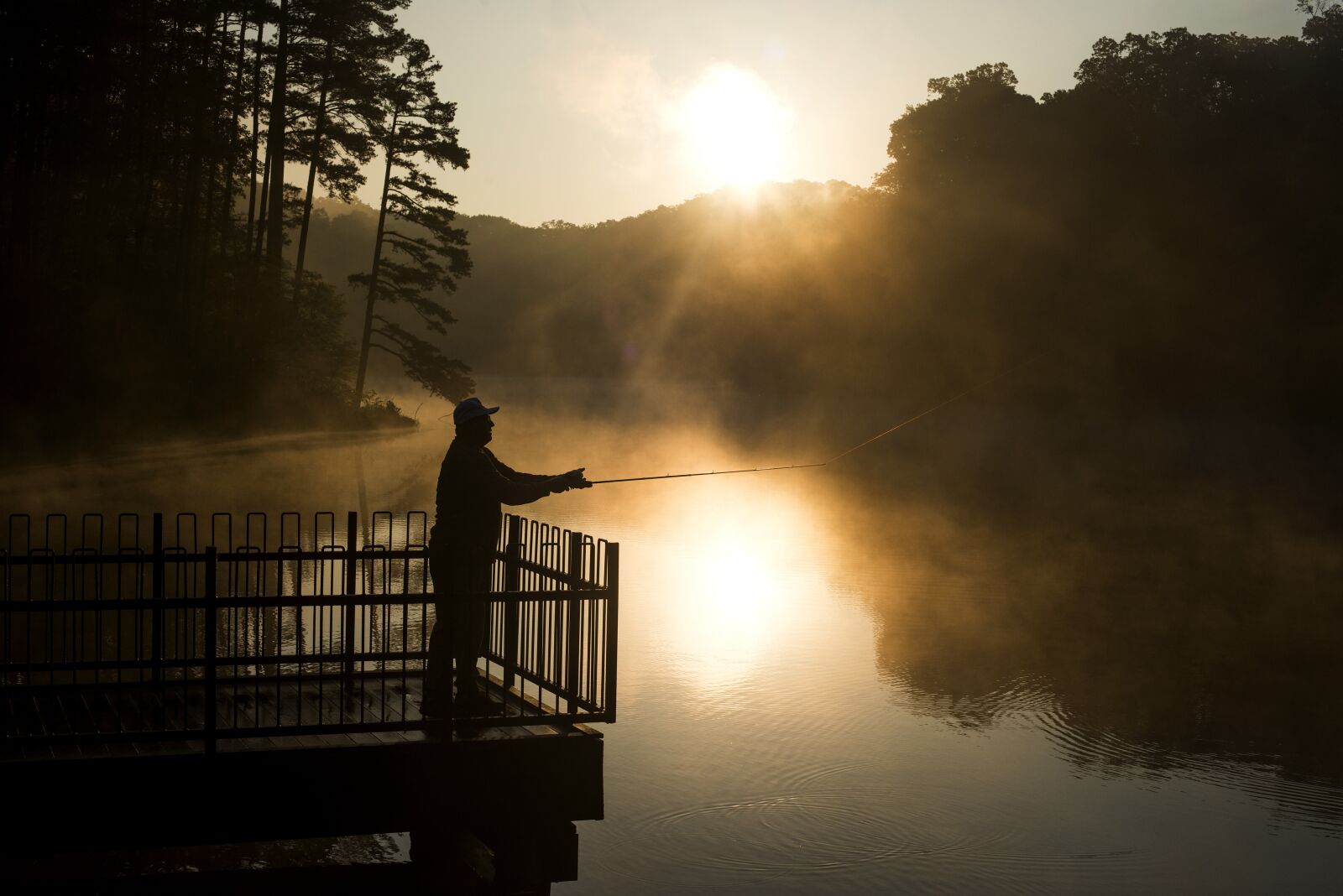 Nikon D810 sample photo. Fisherman, angler, fishing photography