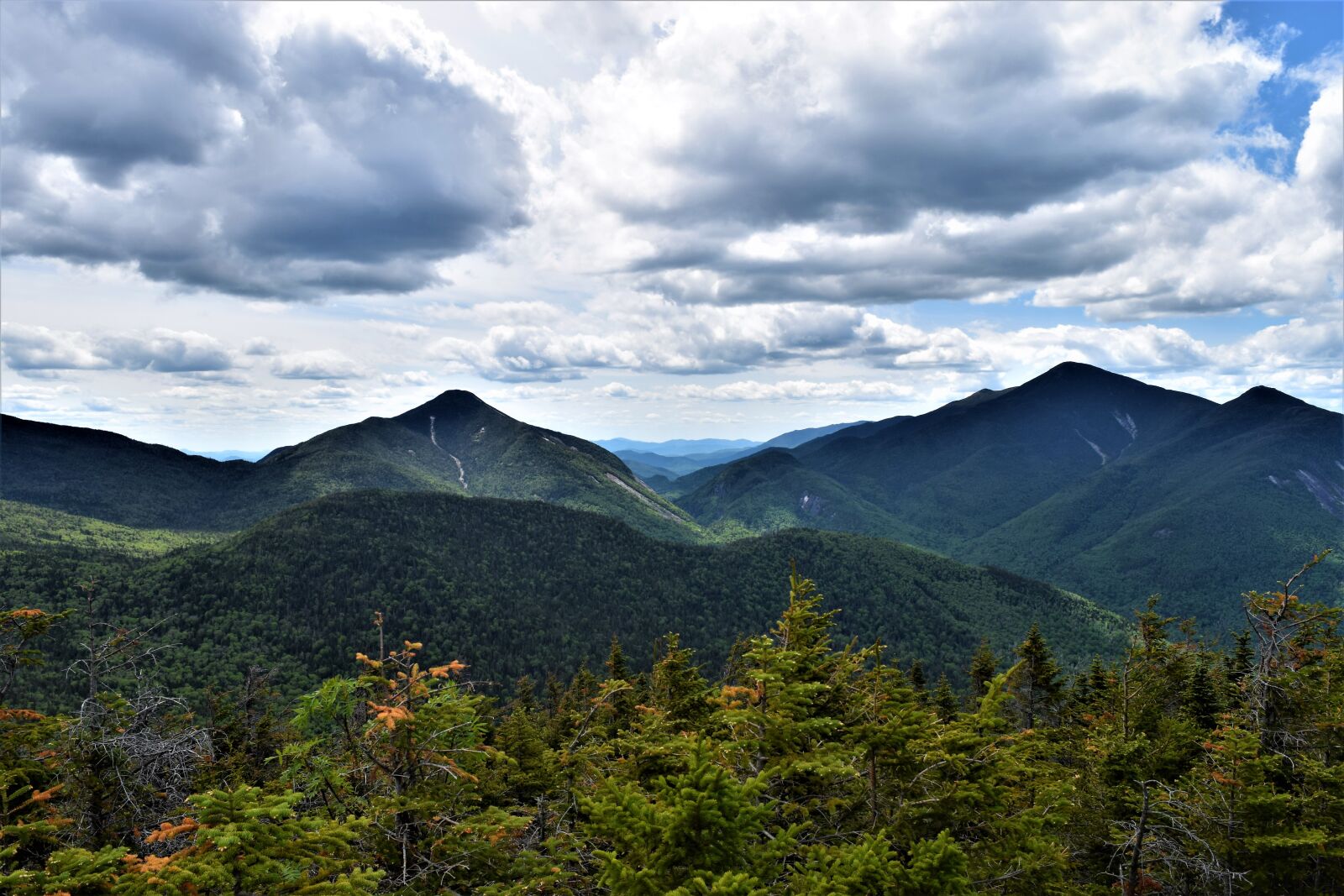 Nikon D3300 sample photo. Adirondacks, clouds, landscape, mountain photography