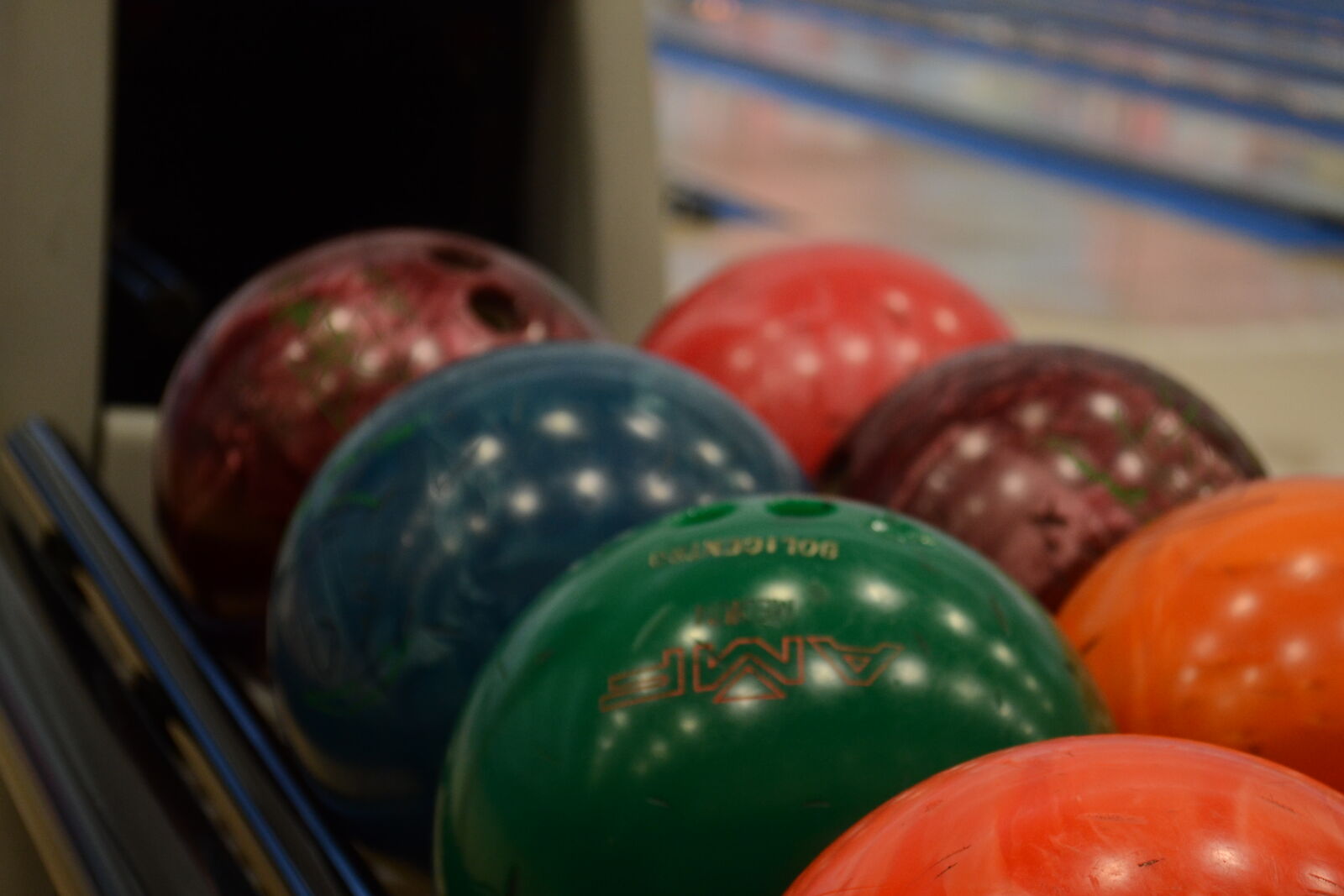 Nikon D3100 sample photo. Ball, balls, bowling, bowling photography