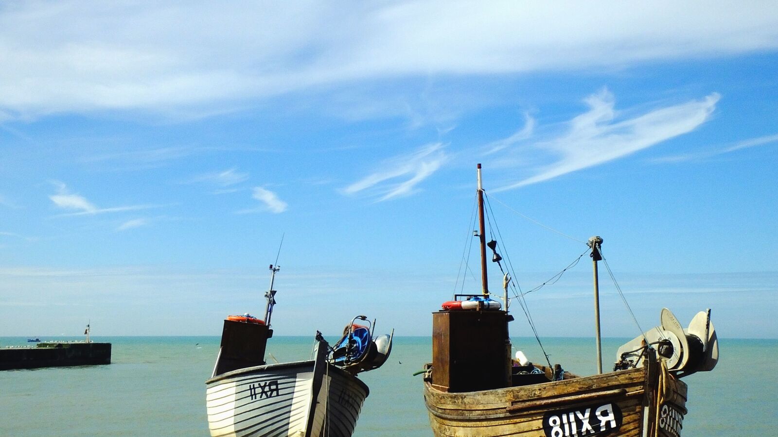 Fujifilm FinePix HS50 EXR sample photo. Boat, sea, water, sky photography