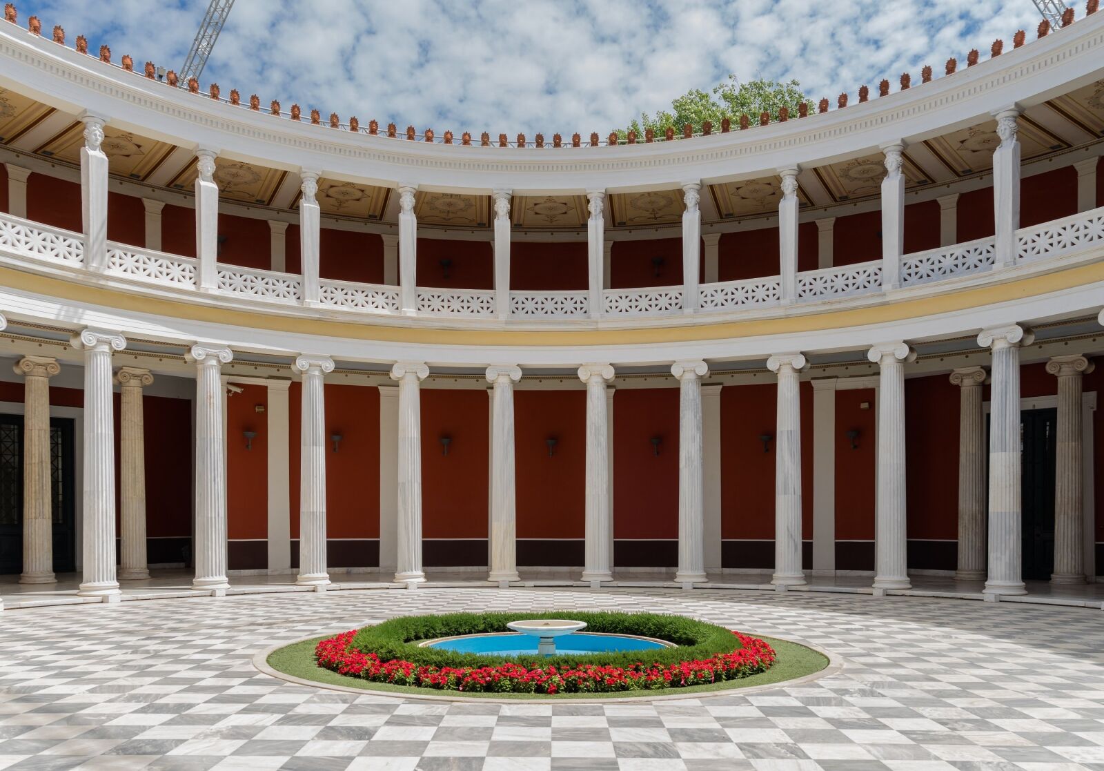 Sony a7 + Sony FE 24-240mm F3.5-6.3 OSS sample photo. Atrium, courtyard, zappeion photography