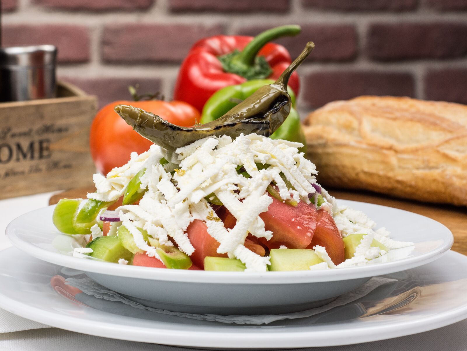 Nikon D7200 sample photo. Bulgarian traditional salad, bulgaria photography