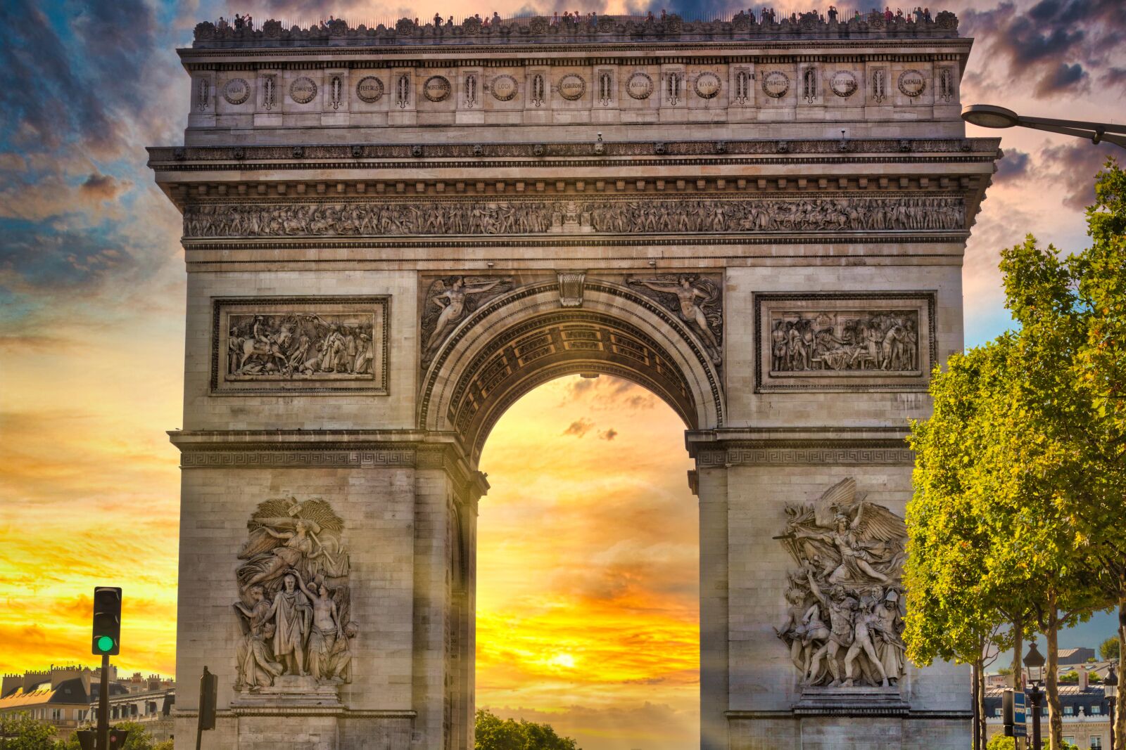 Canon EOS 70D + Canon EF 50mm F1.8 STM sample photo. Monument, triumphal arch, sunset photography