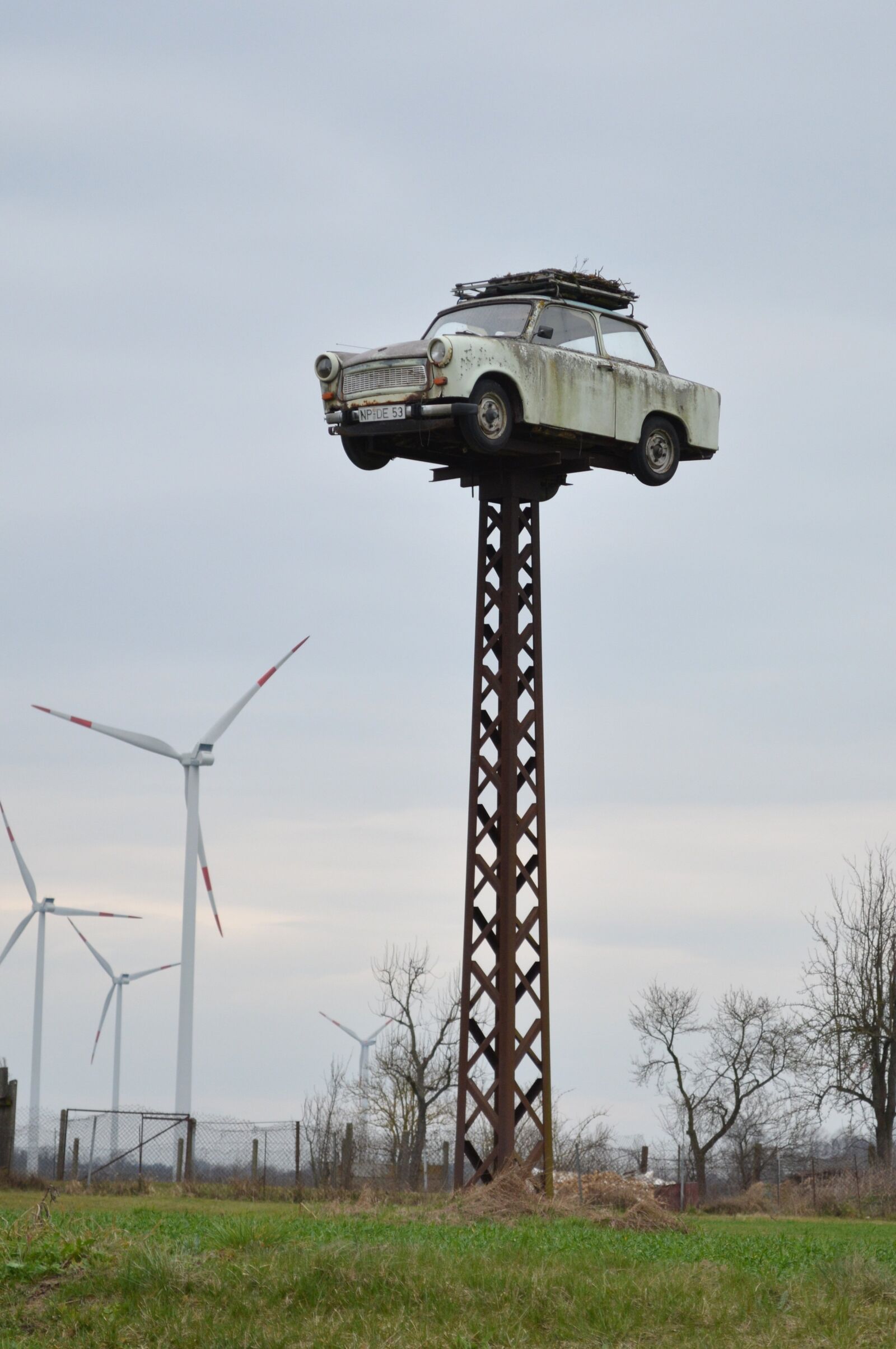 Nikon D5200 sample photo. Trabi, satellite, storchennest photography