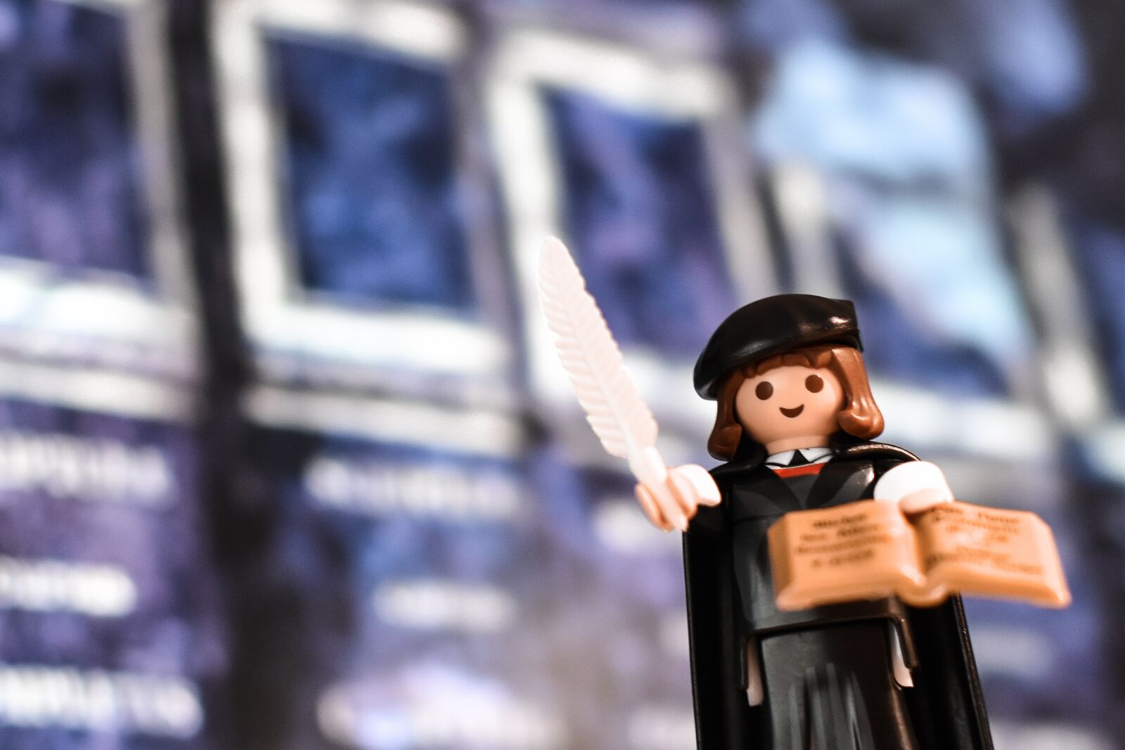 Nikon D7200 sample photo. Martin luther, luther, playmobil photography