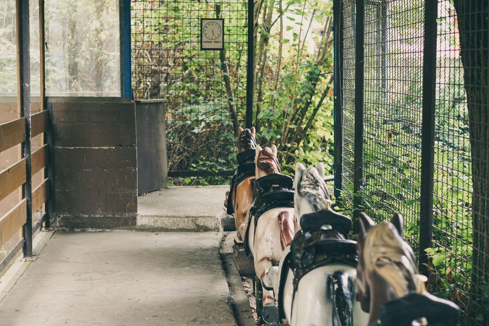 E 50mm F1.8 OSS sample photo. Ride, old freizeitpark, old photography