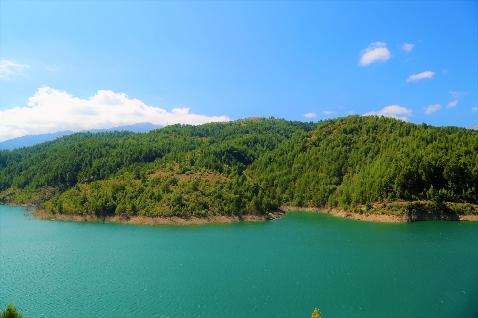 Canon EF 24-105mm F4L IS USM sample photo. Dam, lake, water photography