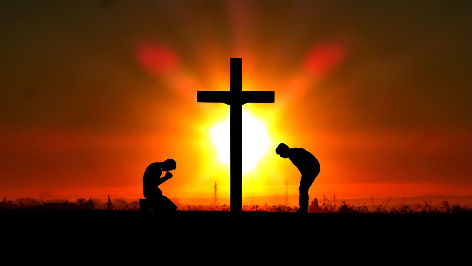 Panasonic Lumix DMC-ZS25 (Lumix DMC-TZ35) sample photo. Sunset, cross, christianity photography