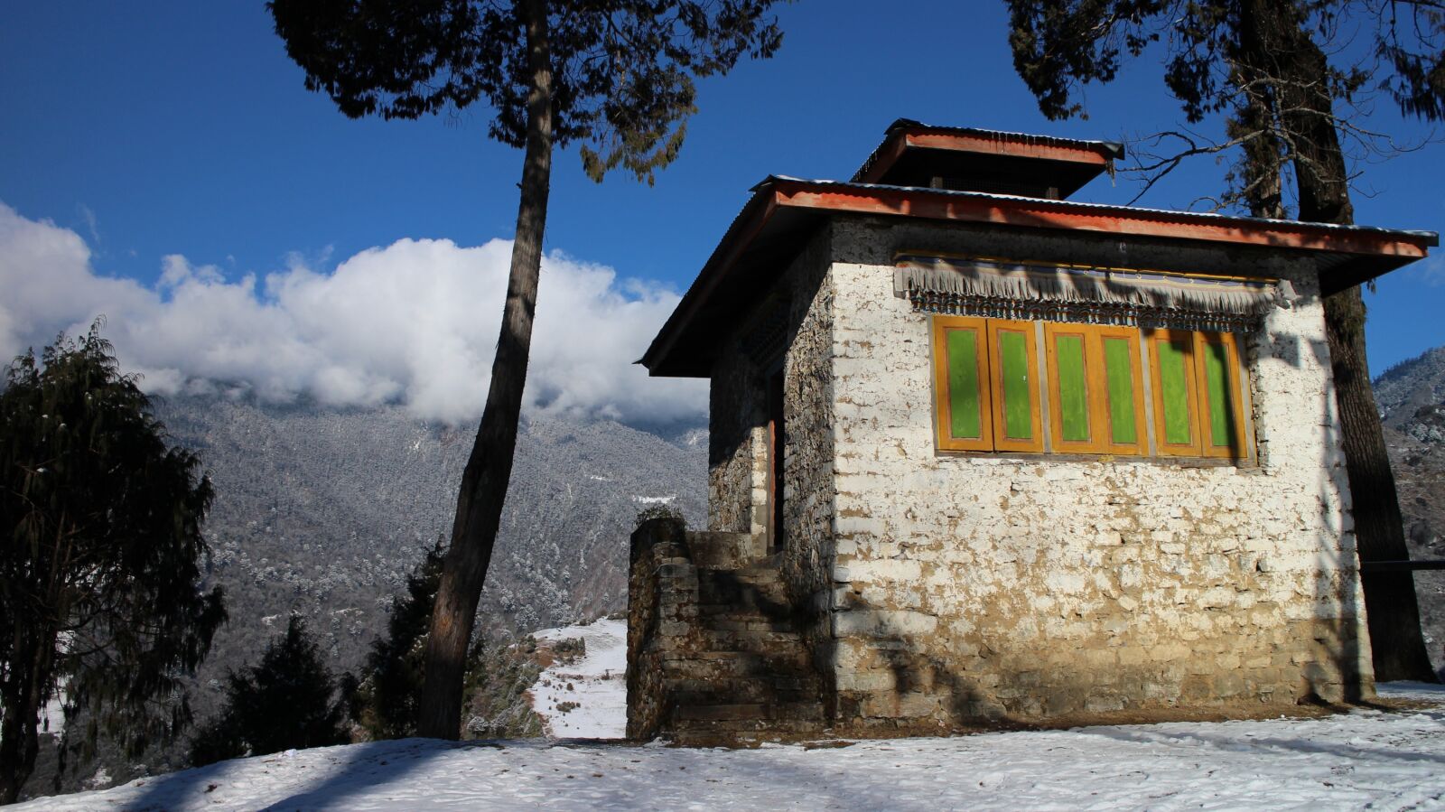 Canon EOS M sample photo. Himalayas, building, mountains photography