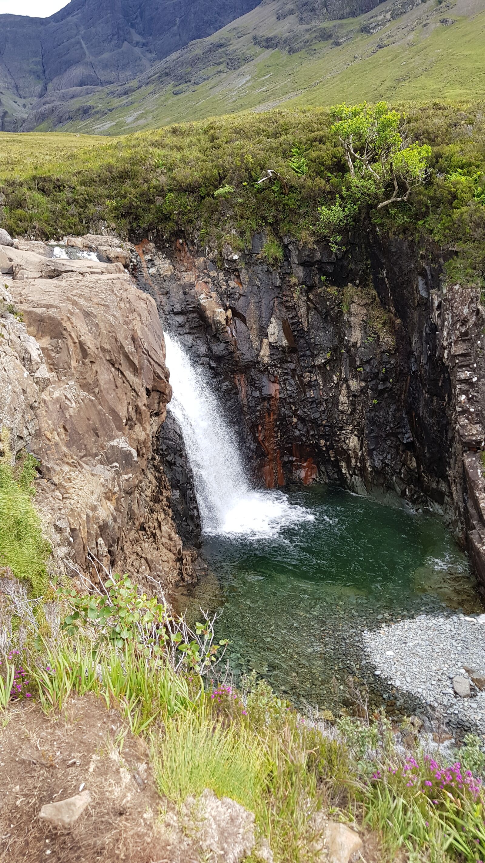 Samsung Galaxy S8 sample photo. Falls, skye, isle of photography