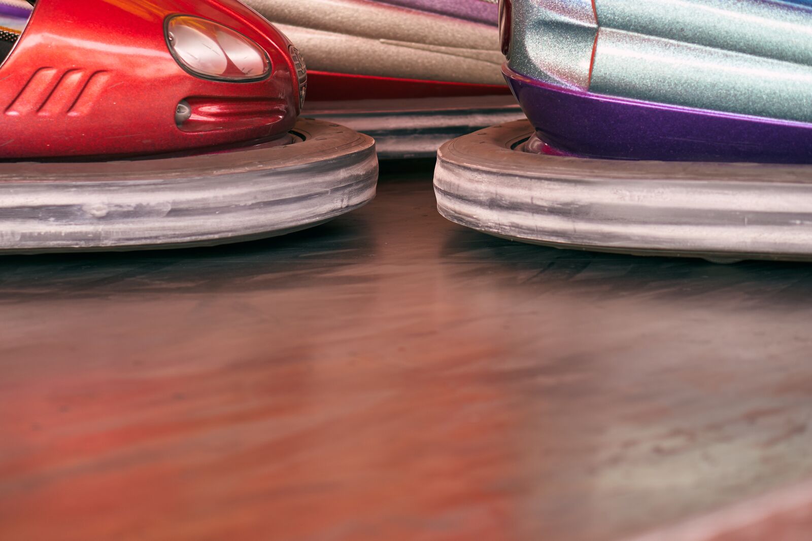 Sony E 50mm F1.8 OSS sample photo. Bumper cars, box car photography