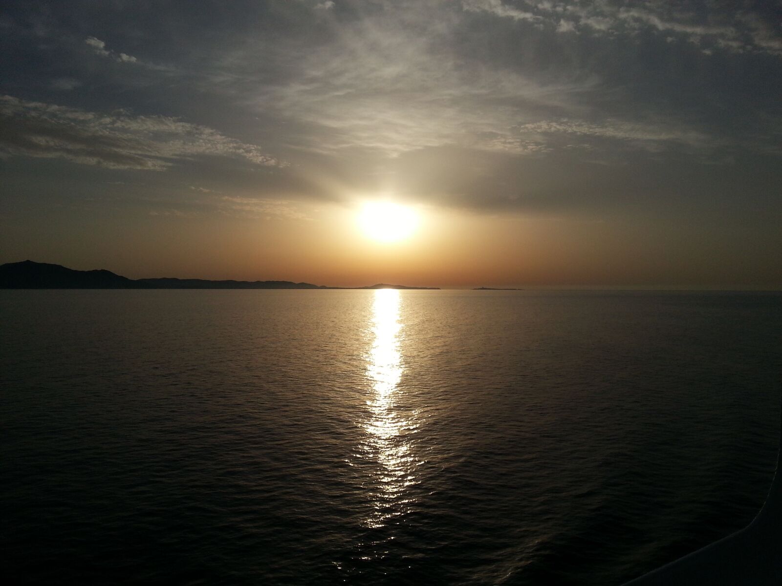 Samsung Galaxy S3 sample photo. Sunset, sea, night photography