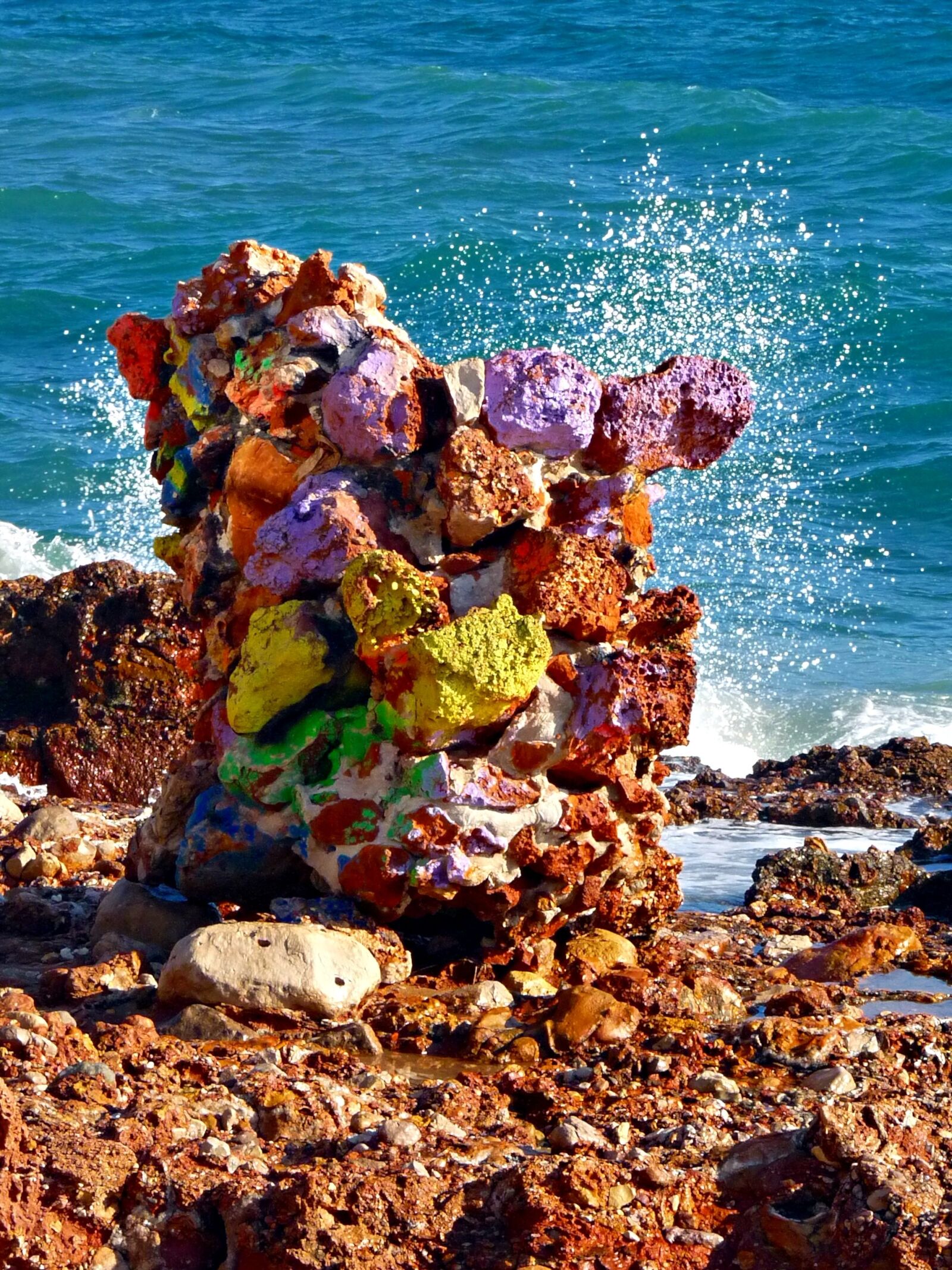 Panasonic Lumix DMC-FZ28 sample photo. Sea, stone, field photography