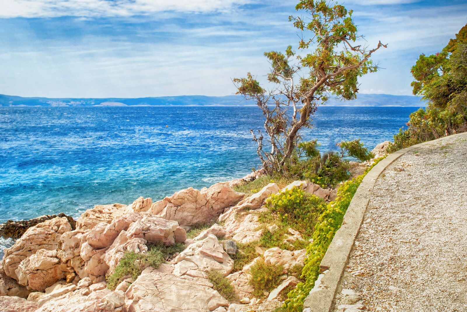 Sony Alpha DSLR-A300 sample photo. Wallpaper, adriatic sea, beach photography