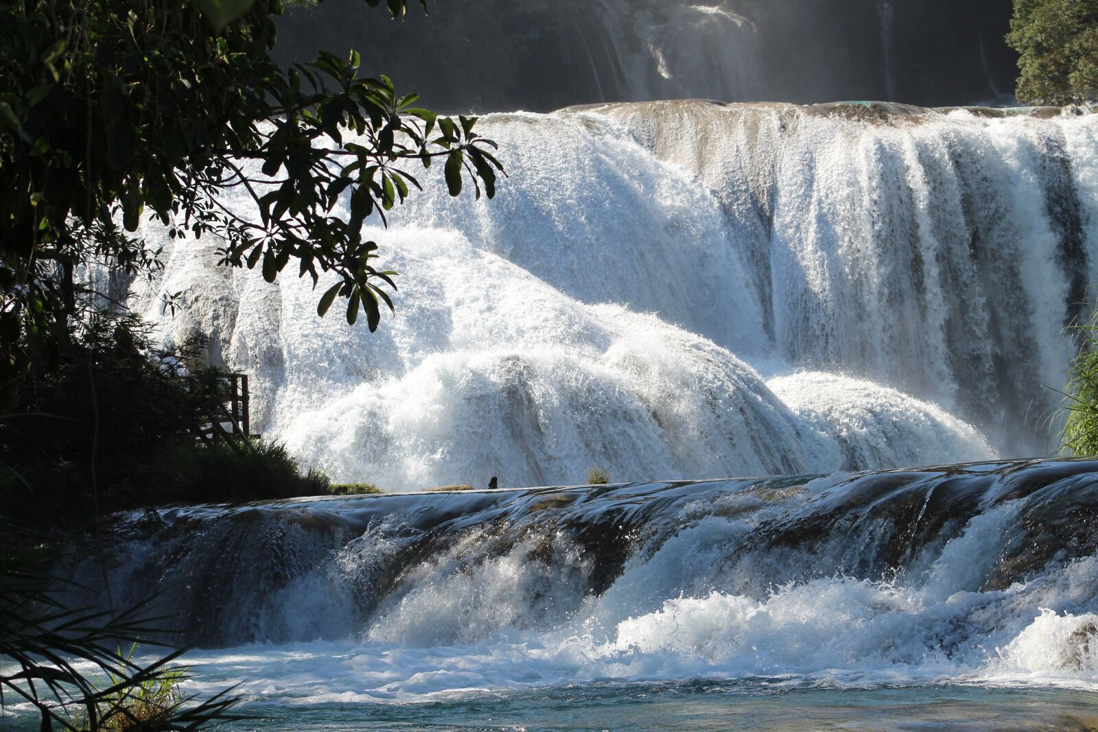 Canon EOS 1300D (EOS Rebel T6 / EOS Kiss X80) sample photo. Waterfall, water, blue photography