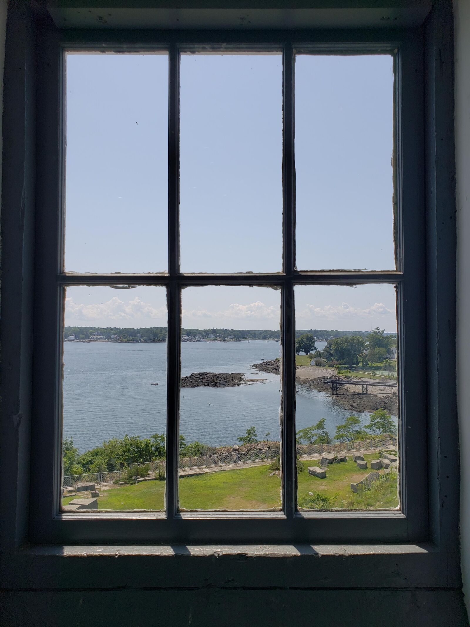 Samsung SM-G960U sample photo. Window, view, ocean photography