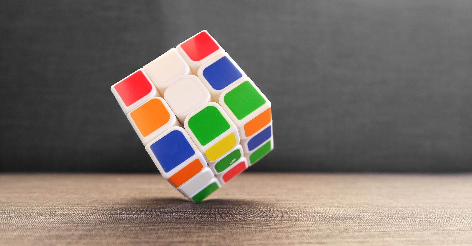 Fujifilm X-A2 sample photo. Rubik's cube, puzzle, toy photography