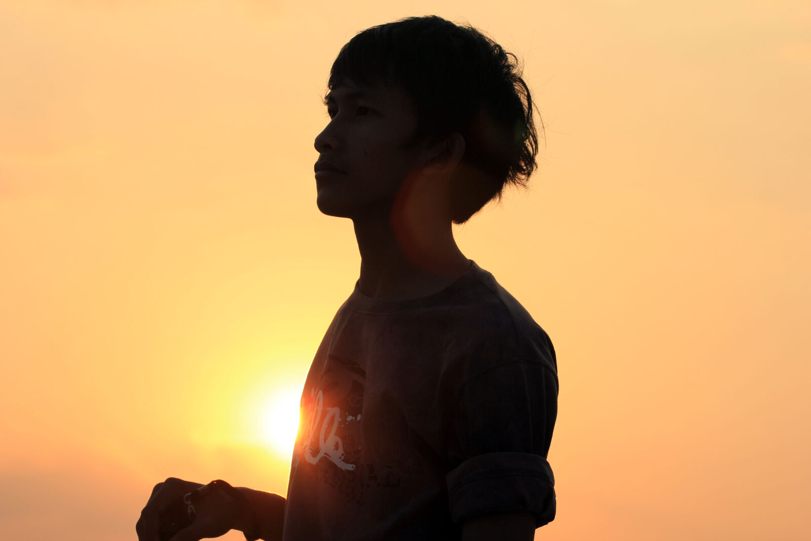 Canon EOS 550D (EOS Rebel T2i / EOS Kiss X4) sample photo. Boy, imagination, sunset photography