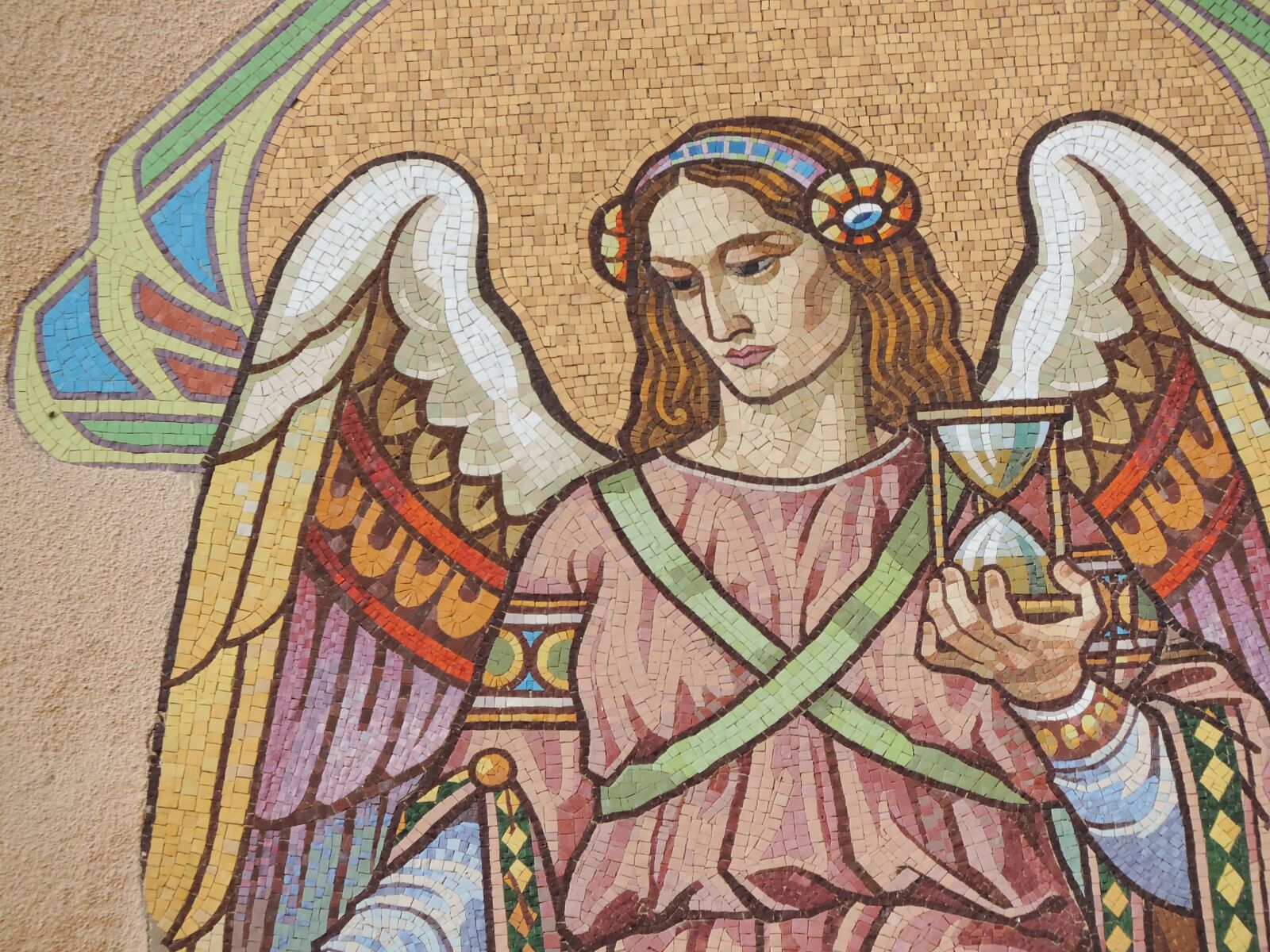 Nikon Coolpix P520 sample photo. Angel, mosaic, portrait, woman photography