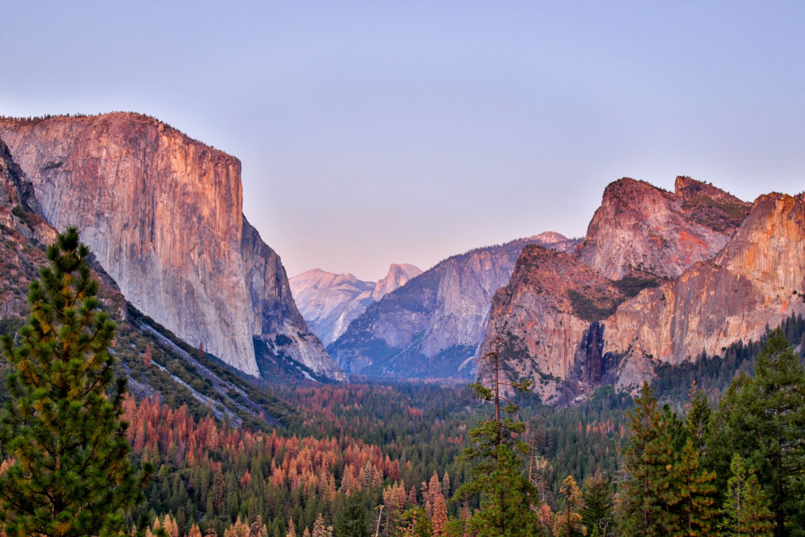 Canon EOS 7D Mark II sample photo. Yosemite, half dome, sunset photography