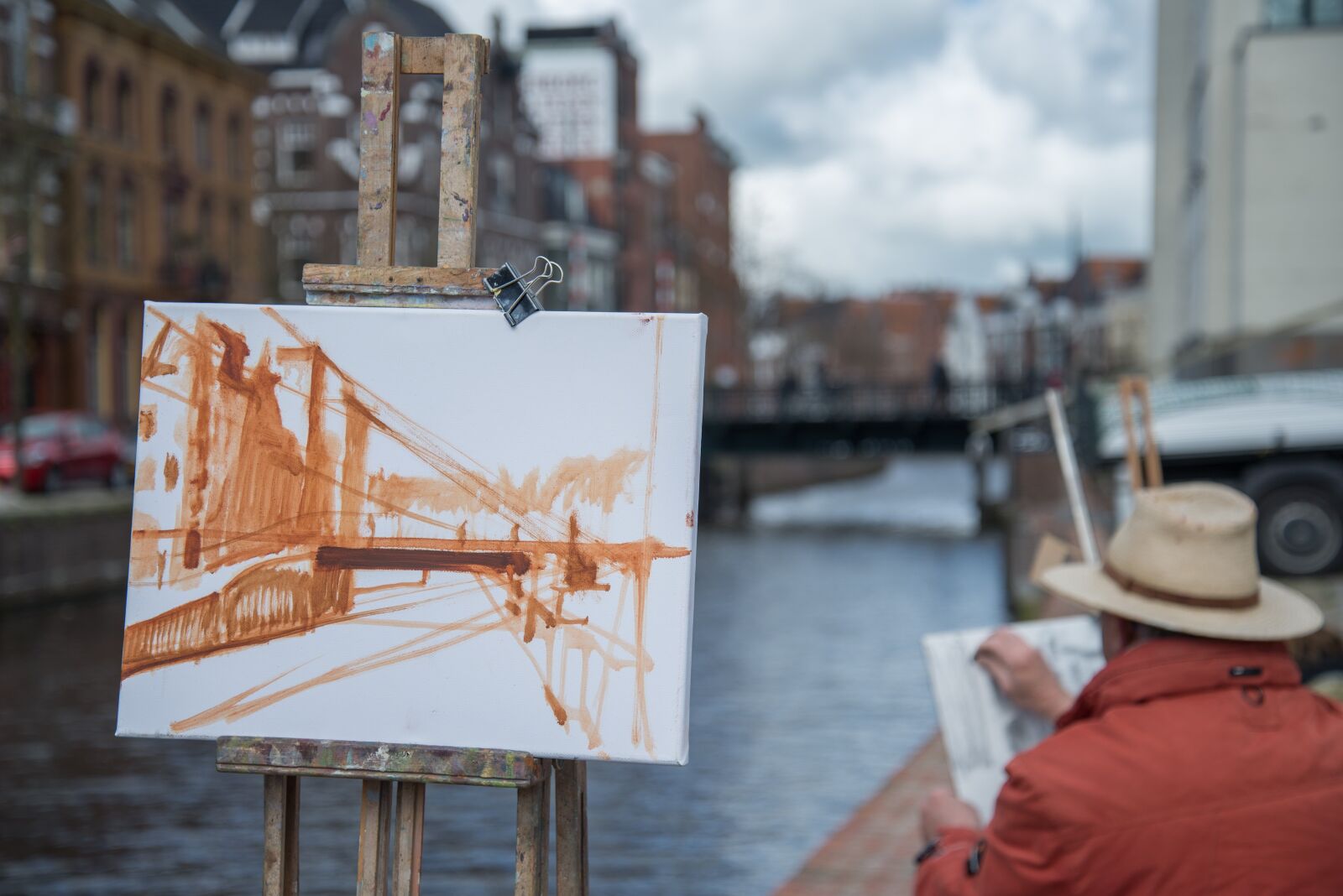 Nikon D600 sample photo. Paint, artist, work photography