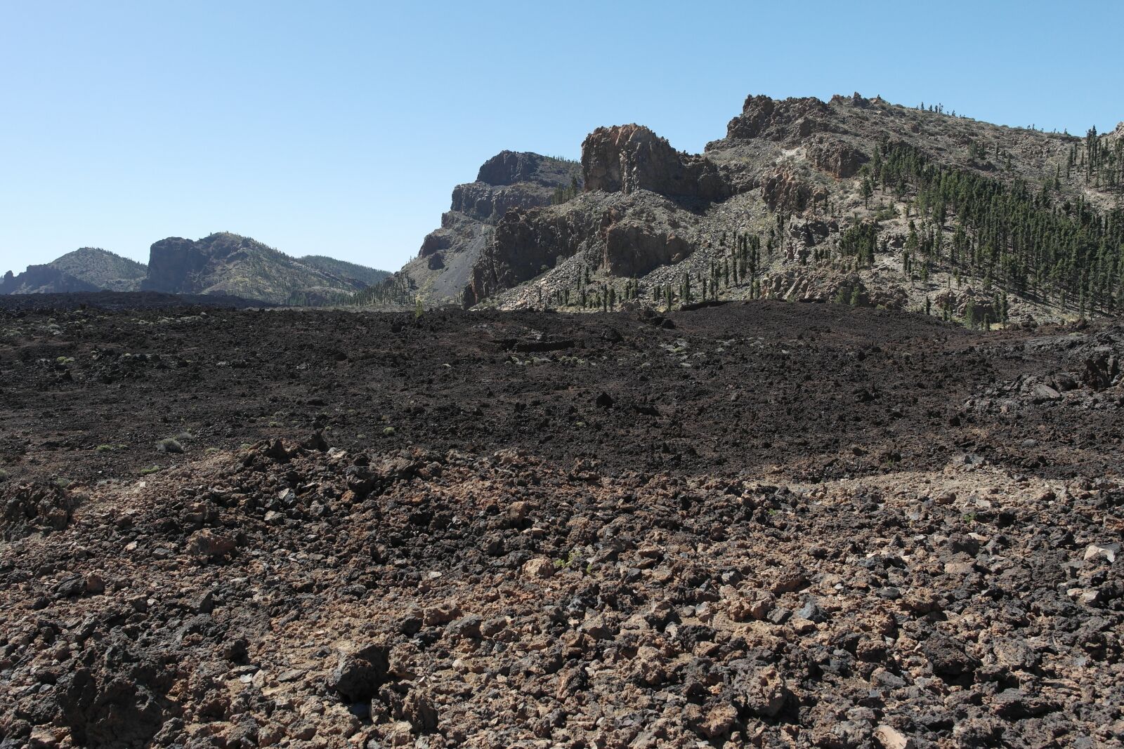 Samsung NX1000 sample photo. Lava, scree, tenerife photography