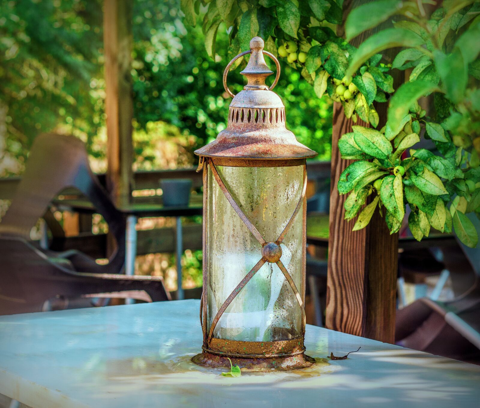 Sony a6000 sample photo. Candil, old, iron photography